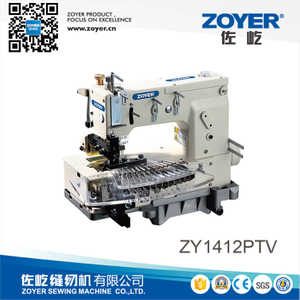 ZY1412PTV Zoyer 12-ago Macchina per cucire a doppia catena a doppia catena (cucitura in tessuto tuck)