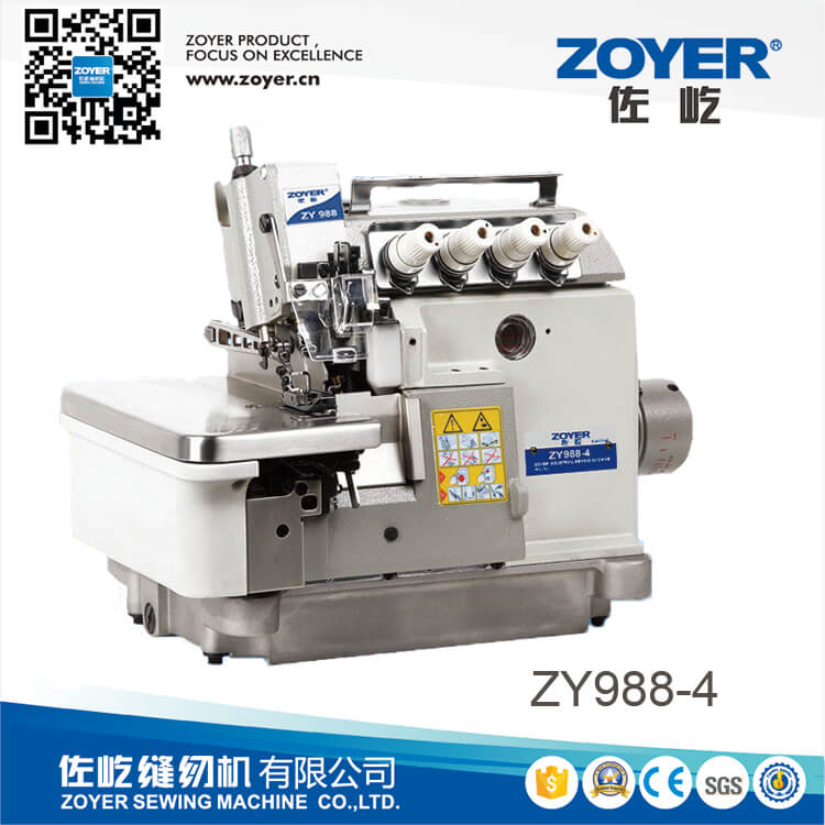 ZY988-4 ZOYER EX serie EX 4-Thread Super Eight Velock Sofine macchina da cucire